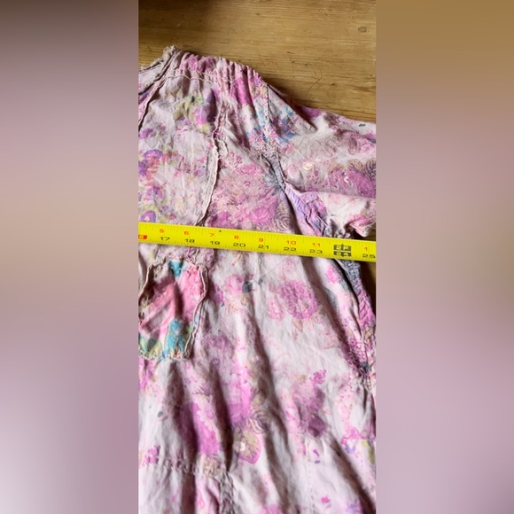 *SOLD*Magnolia Pearl Floral Magda Shirt TOP 1412-RSEWK-OS - Picture 8 of 12